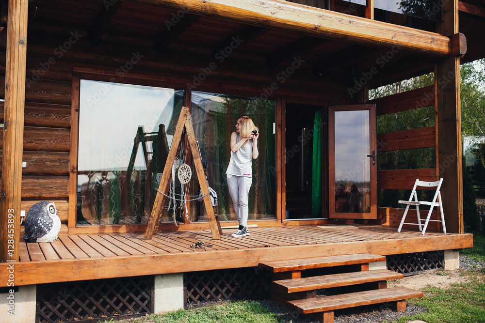 Beautiful stylish girl outdoor Beautiful stylish girl outdoor