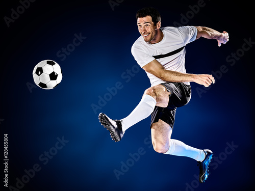 soccer player man isolated © snaptitude