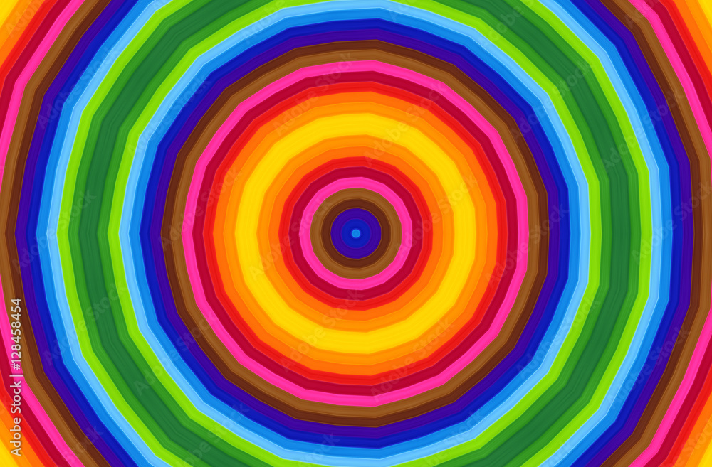 Bright radial pattern Bright radial pattern
