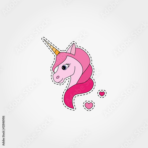 Unicorn. Vector illustration