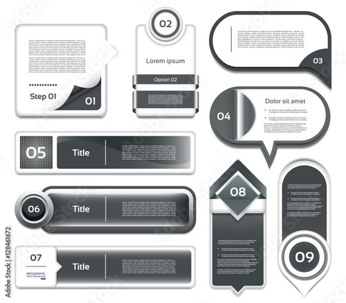 Modern infographics options banner. Vector illustration. can be used for workflow layout, diagram, number options, web design, prints.
