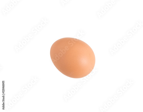 Closeup of chicken egg.