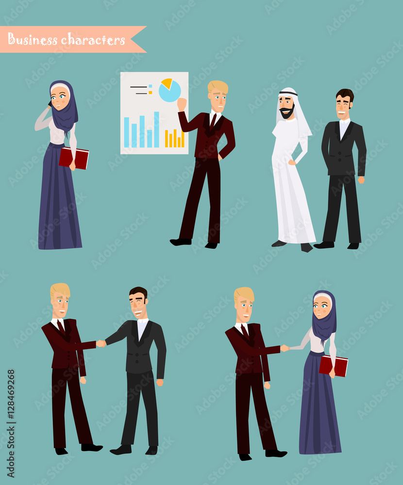 Arab Business People Meeting Arab Business People Meeting