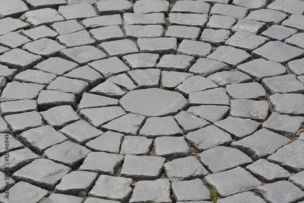 cobblestone pavement cobblestone pavement