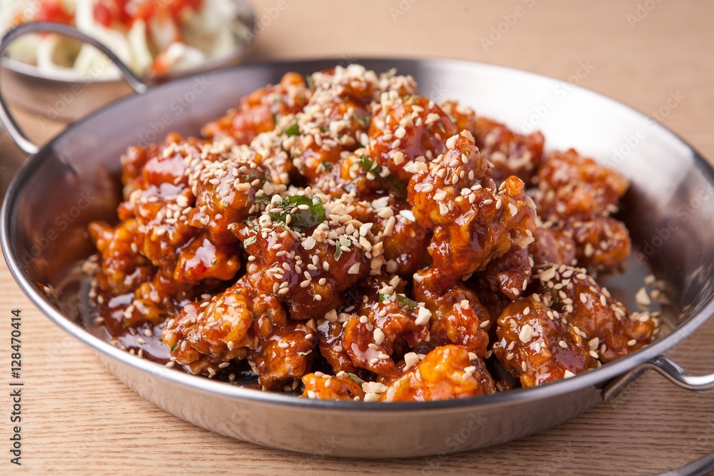 Sweet and Sour Chicken, 매운맛닭강정 Sweet and Sour Chicken, 매운맛닭강정