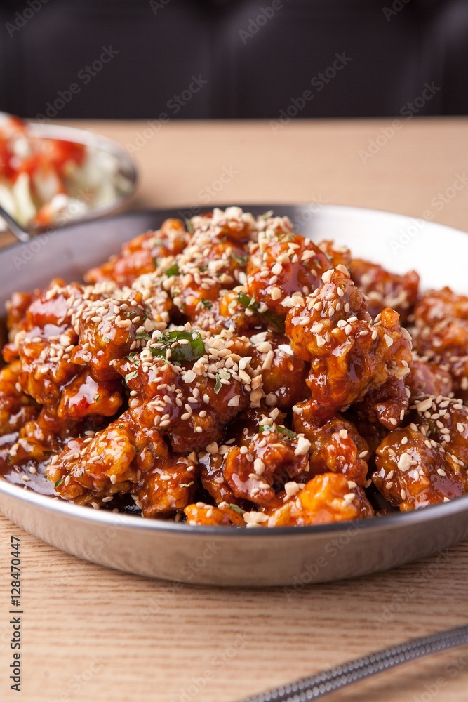 Sweet and Sour Chicken, 매운맛닭강정 Sweet and Sour Chicken, 매운맛닭강정