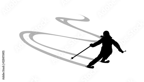 SKifahrerin