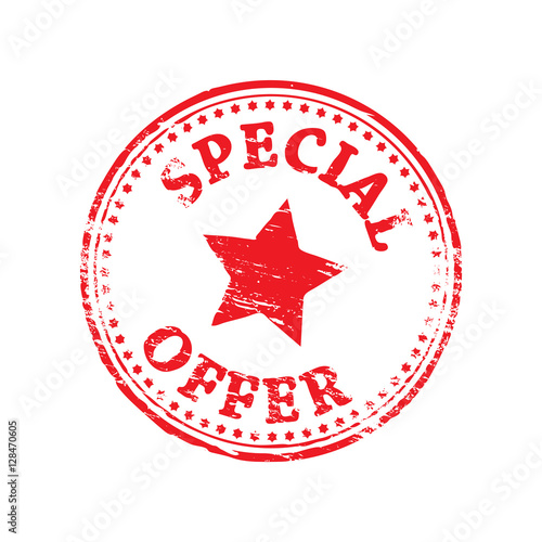 Round Special Offer Stamp