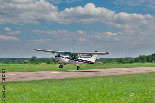 Light private plane
