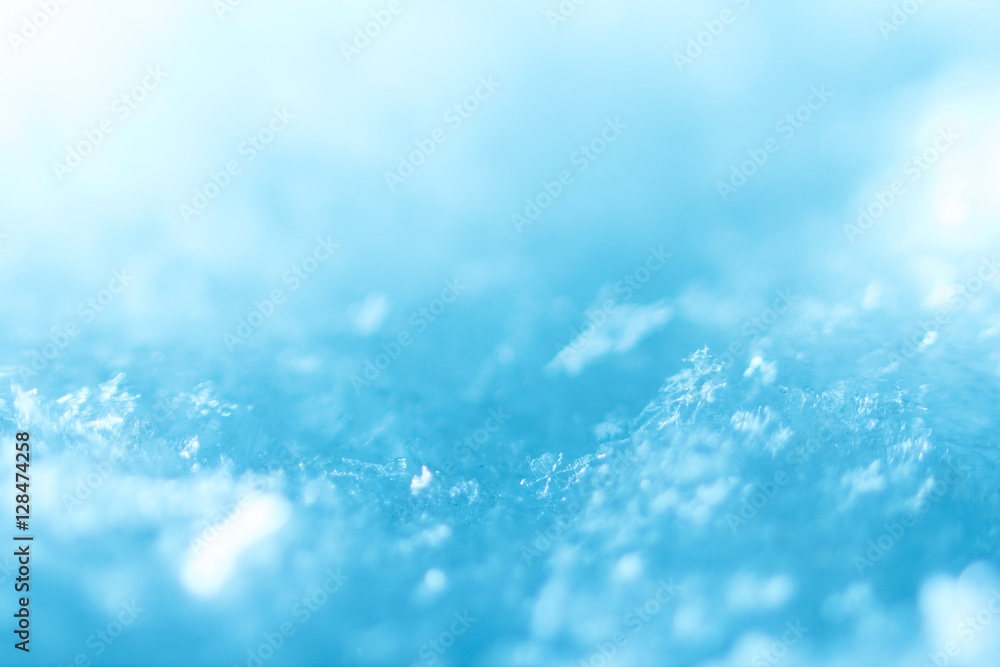 Snow bright abstract winter background close-up bokeh Snow bright abstract winter background close-up bokeh