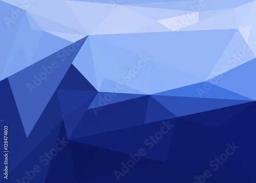 abstract background with blue triangles