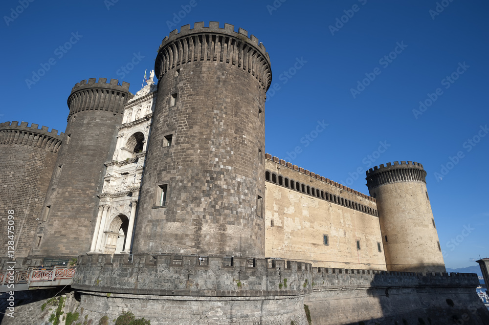 The Castel Nuovo in Naples, Italy