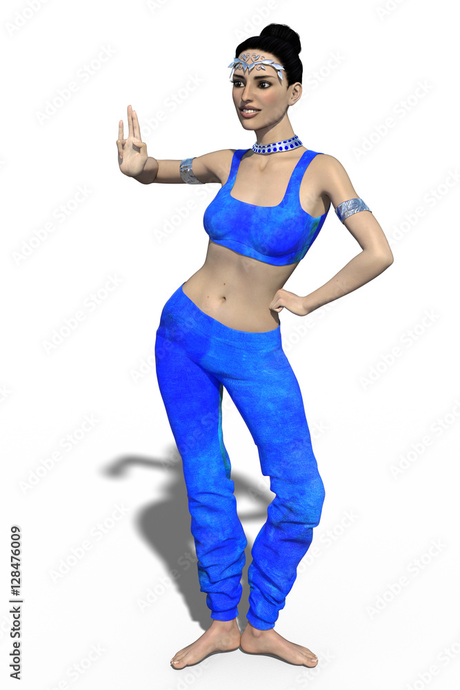 3d render of a young beautiful indian female dancer 3d render of a young beautiful indian female dancer