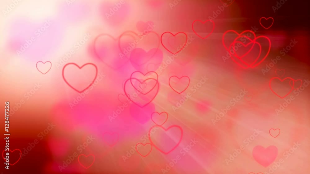 Valentine's day abstract background, flying hearts, UHD 4k 3840x2160.
Valentine's day abstract background, flying hearts, UHD 4k 3840x2160.