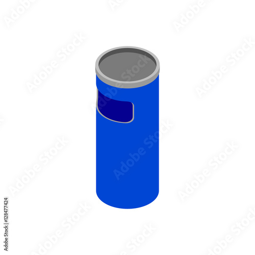 Trash can. Vector illustrat...