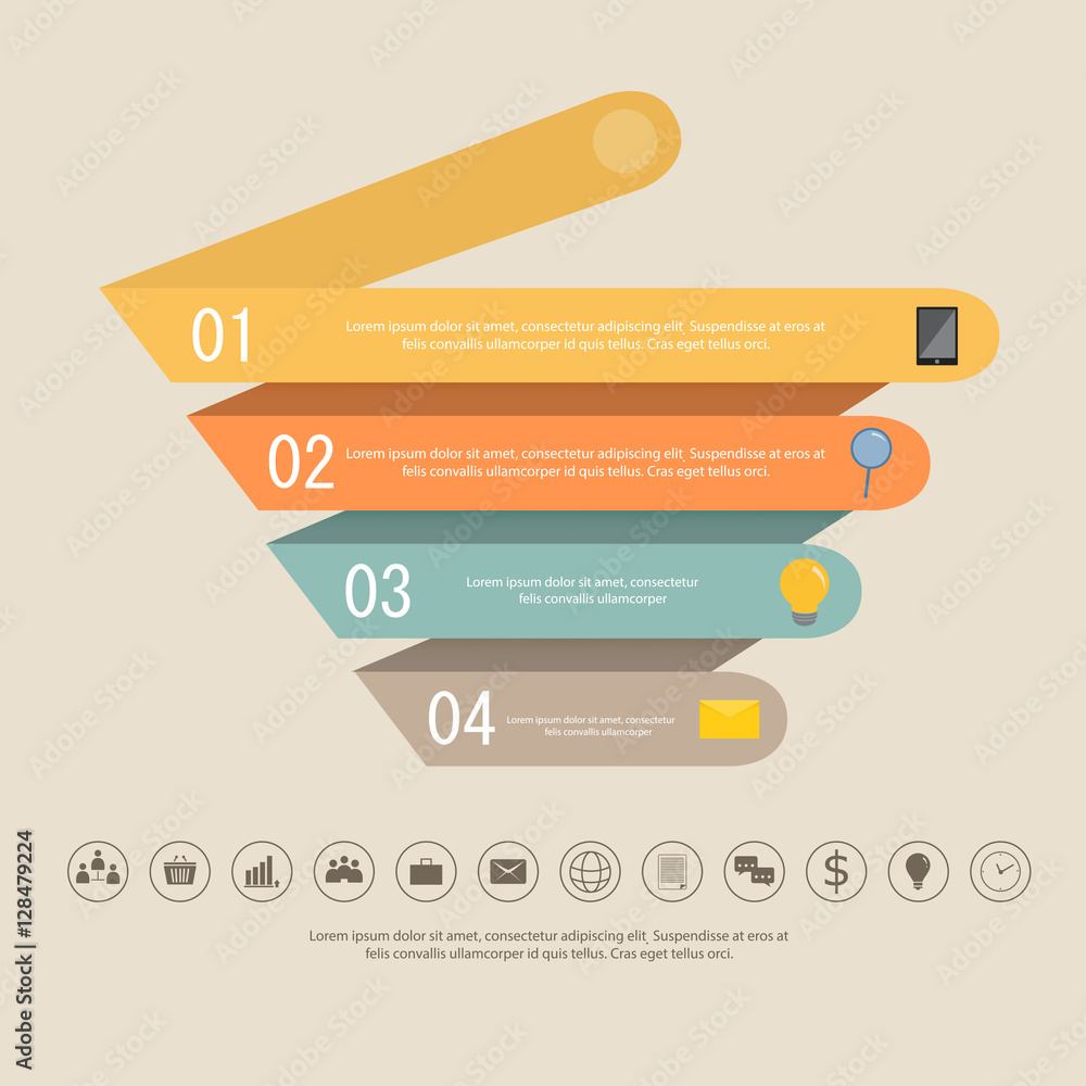 business infographic and icon. business infographic and icon.