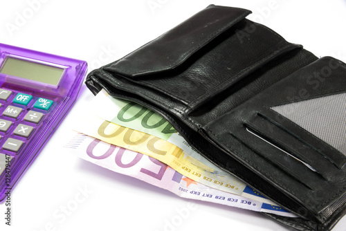 Wallpaper Mural Eine Geldbörse und Euro Geldscheine Torontodigital.ca