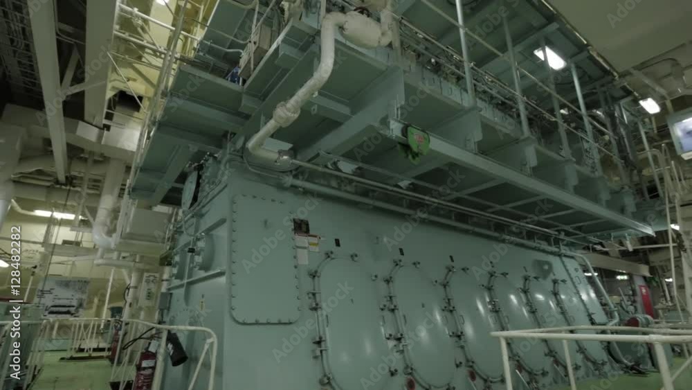 Main engine of large ship Main engine of large ship