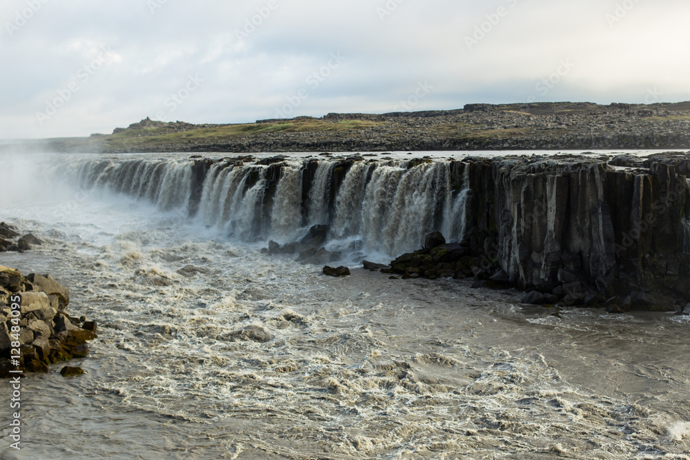 Sellfoss and Dettifoss waterfall, Iceland. Sellfoss and Dettifoss waterfall, Iceland.