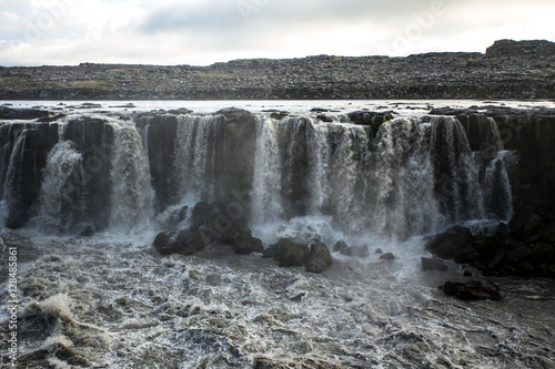 Sellfoss and Dettifoss waterfall  Iceland.