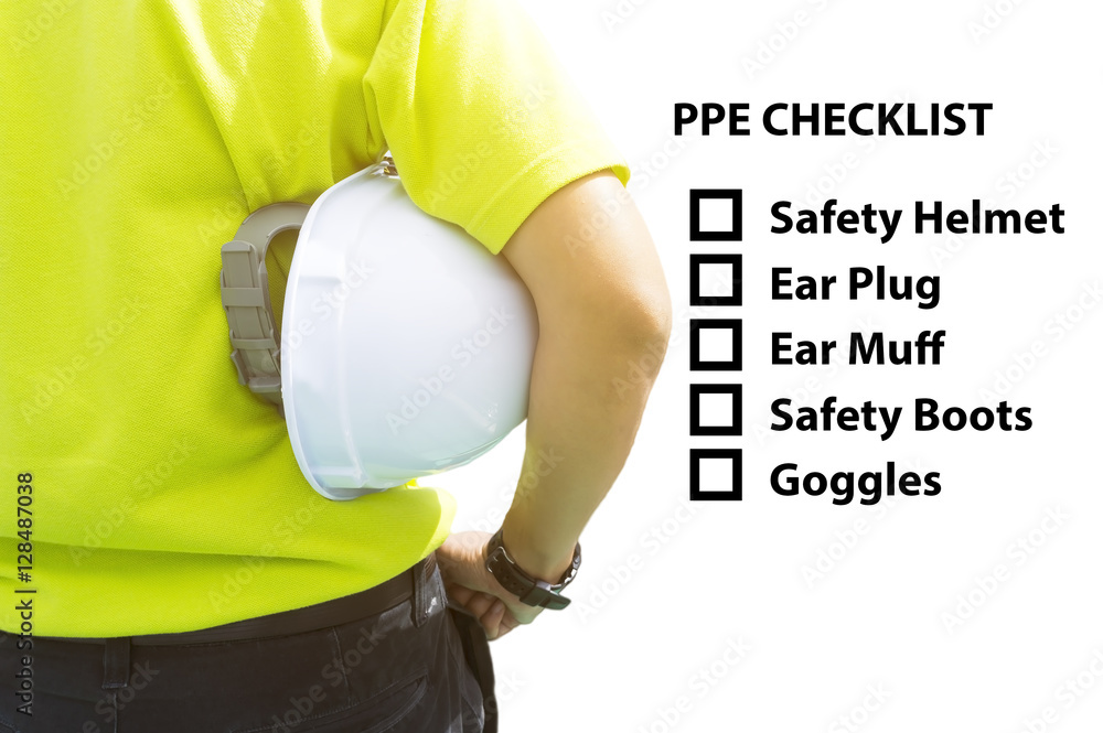 Hazard Identification and Risk Assessment concept (Safety work place