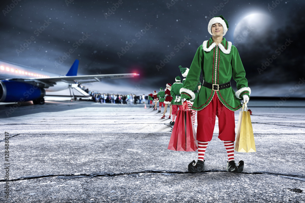 elf and plane elf and plane