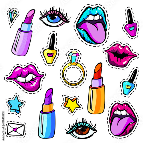 Decorative fashion patch badges