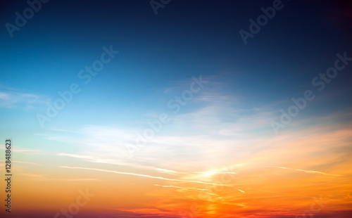 Beautiful clouds sky sunrise © 1xpert