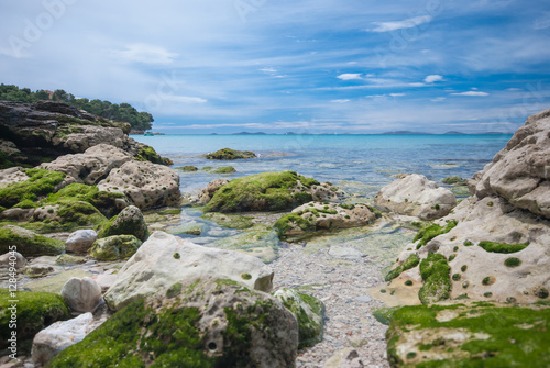 beautiful bay Slanica on Murter Island, Dalmatia, Croatia