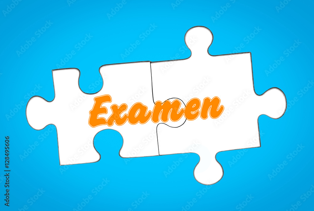 Examen auf Puzzleteile