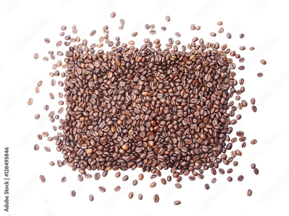 Coffee beans background. Nature brown texture. Coffee beans background. Nature brown texture.