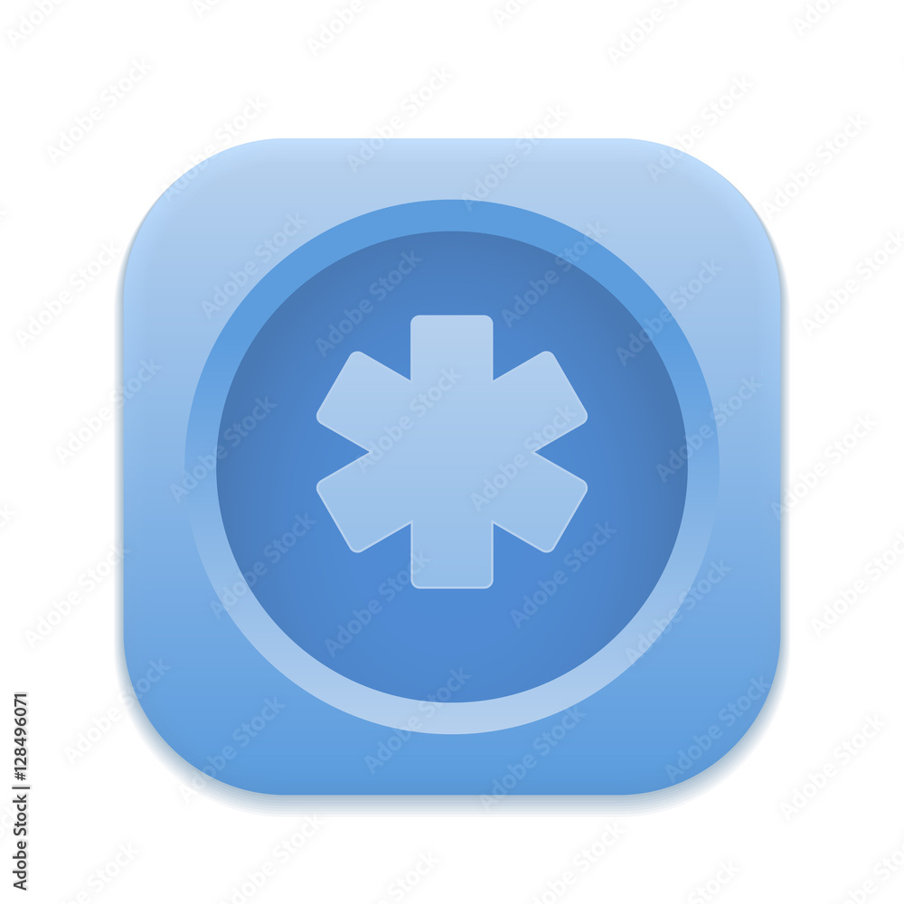 App Button - Round Square App Button - Round Square