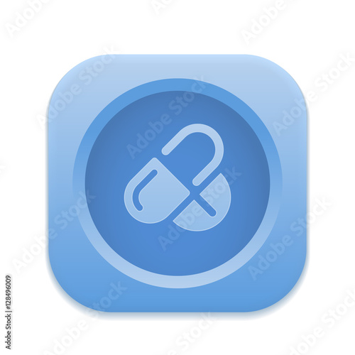  App Button - Round Square 