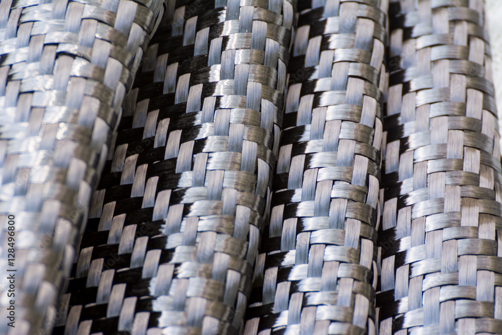Obraz premium Carbon fiber composite raw material background