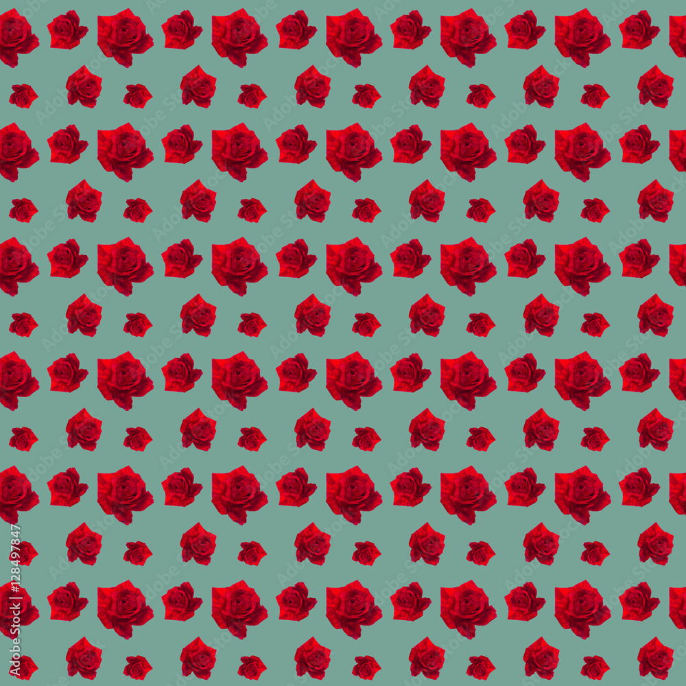 pattern red rose pattern red rose