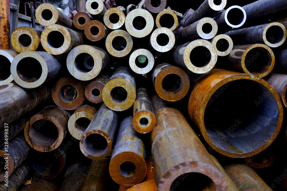 Metal pipe stainless stacked Metal pipe stainless stacked