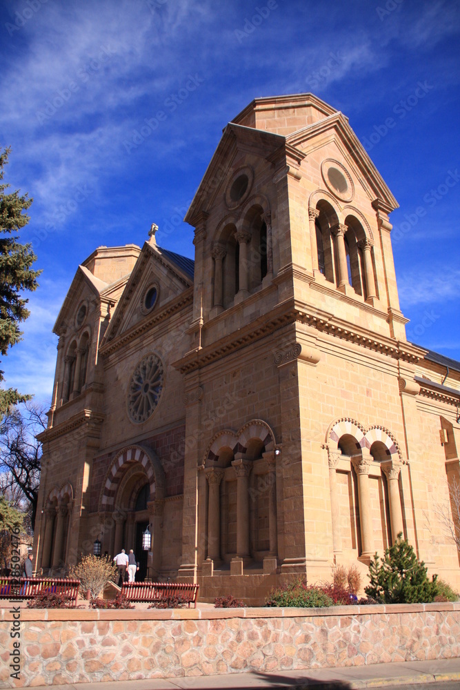 Fototapeta premium Cathedral Basilica of Saint Francis of Assisi in Santa Fe
