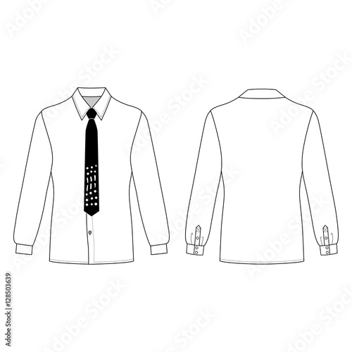 Man's shirt & tie