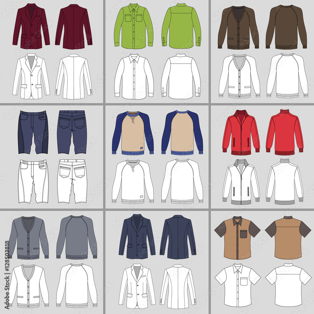 Men's clothing set Men's clothing set