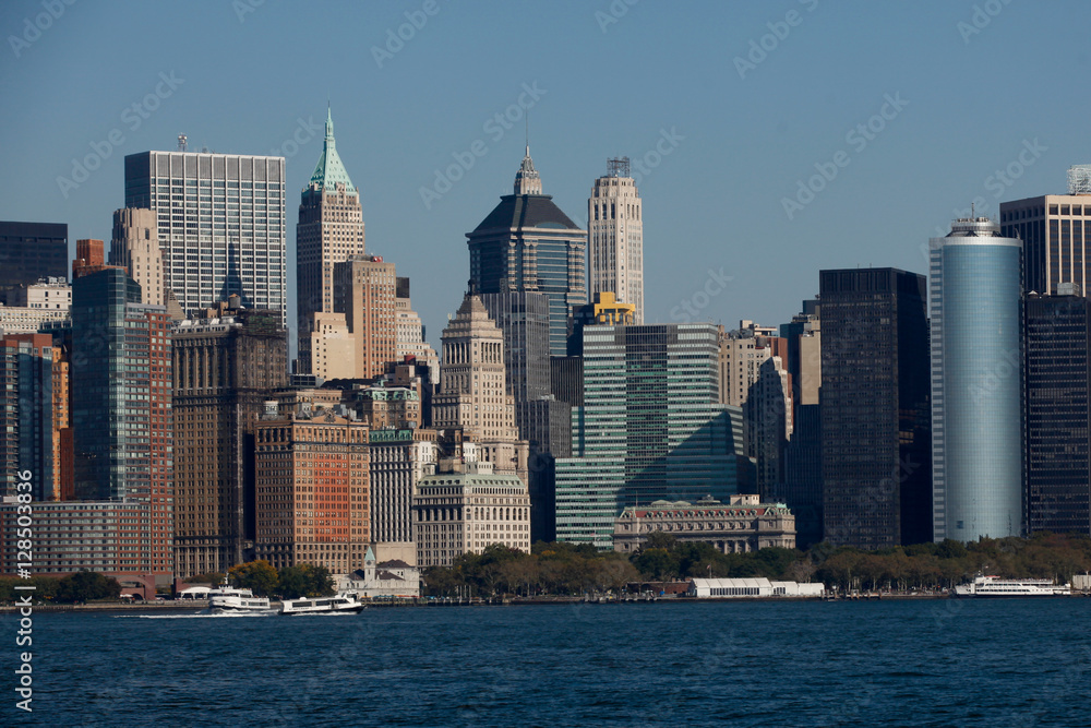 Naklejka premium Manhattan square