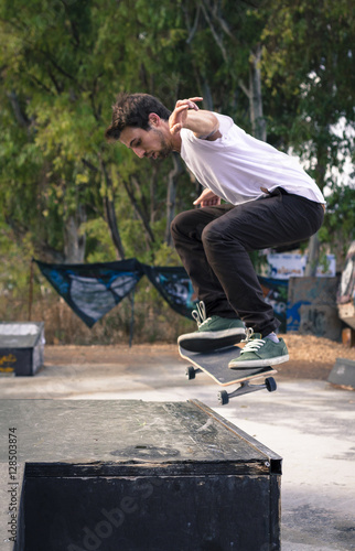 ollie skate trick