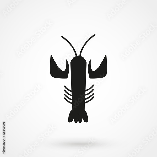 lobster icon. lobster sign © goodzone95