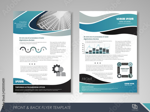 Abstract business brochure