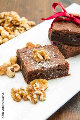 brownies al cioccolato e noci