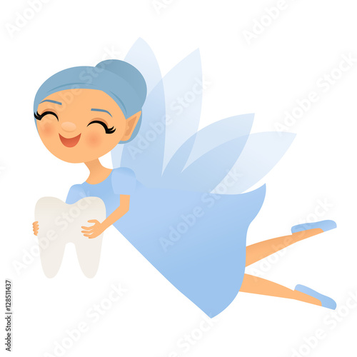 Smiling tooth fairy