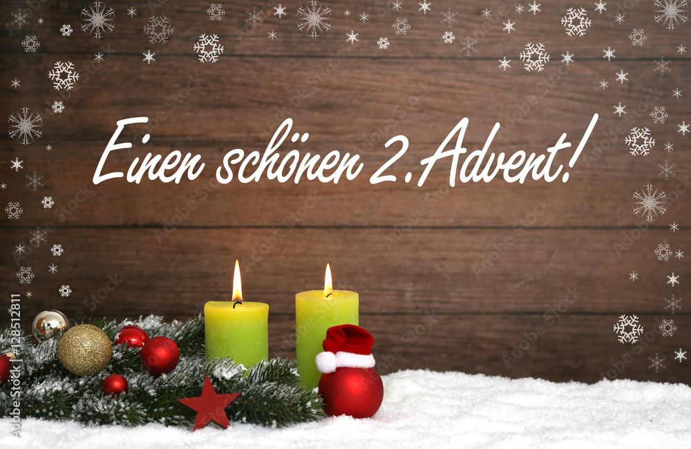 Einen schönen 2.Advent! Stock Photo | Adobe Stock