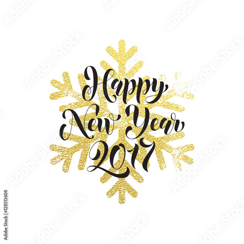 New Year ornament decoration background gold text