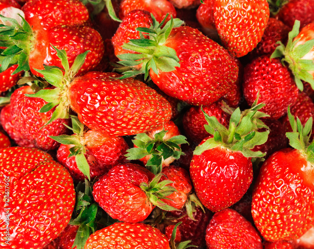 Placer big juicy berries strawberry closeup Placer big juicy berries strawberry closeup