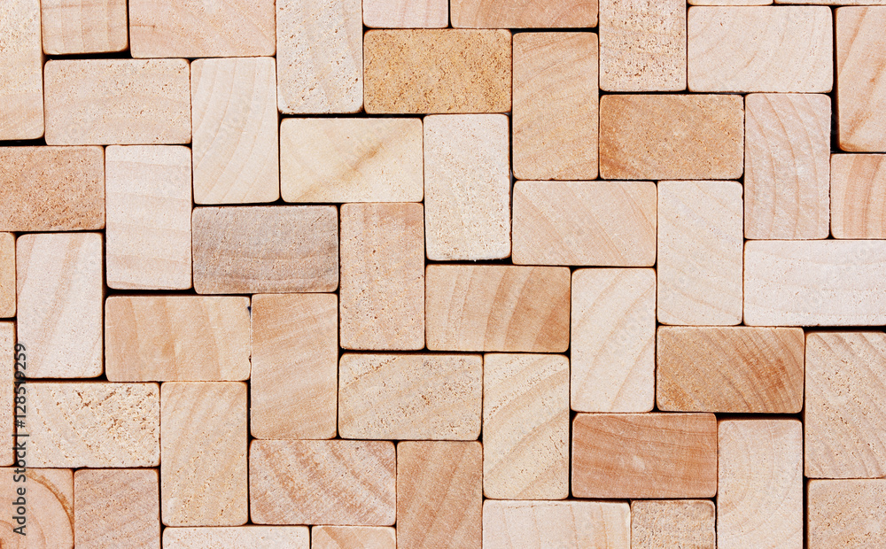Obraz premium Wood cubes background