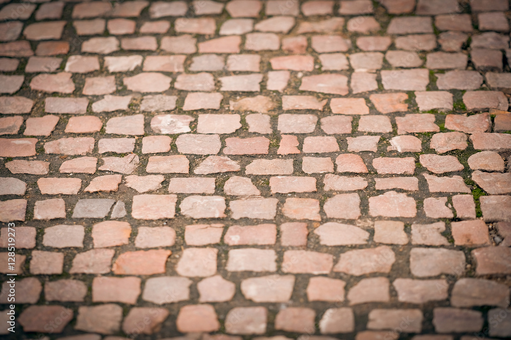 Background with the image of a stone pavement Background with the image of a stone pavement